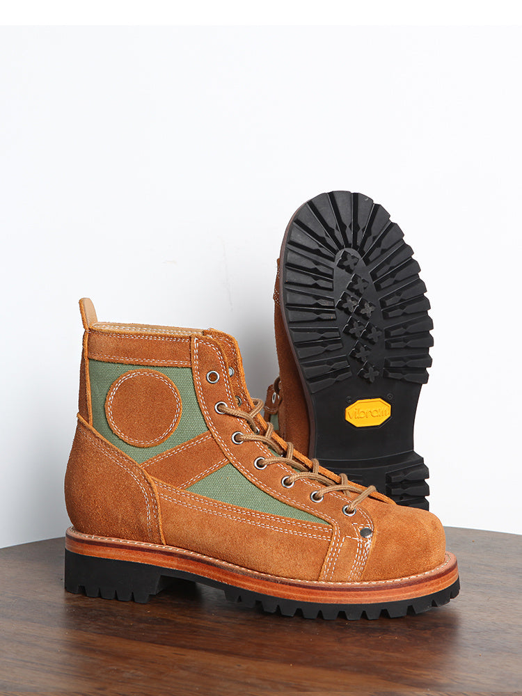 Heavy Skydiving Worker Boot Canvas High Top